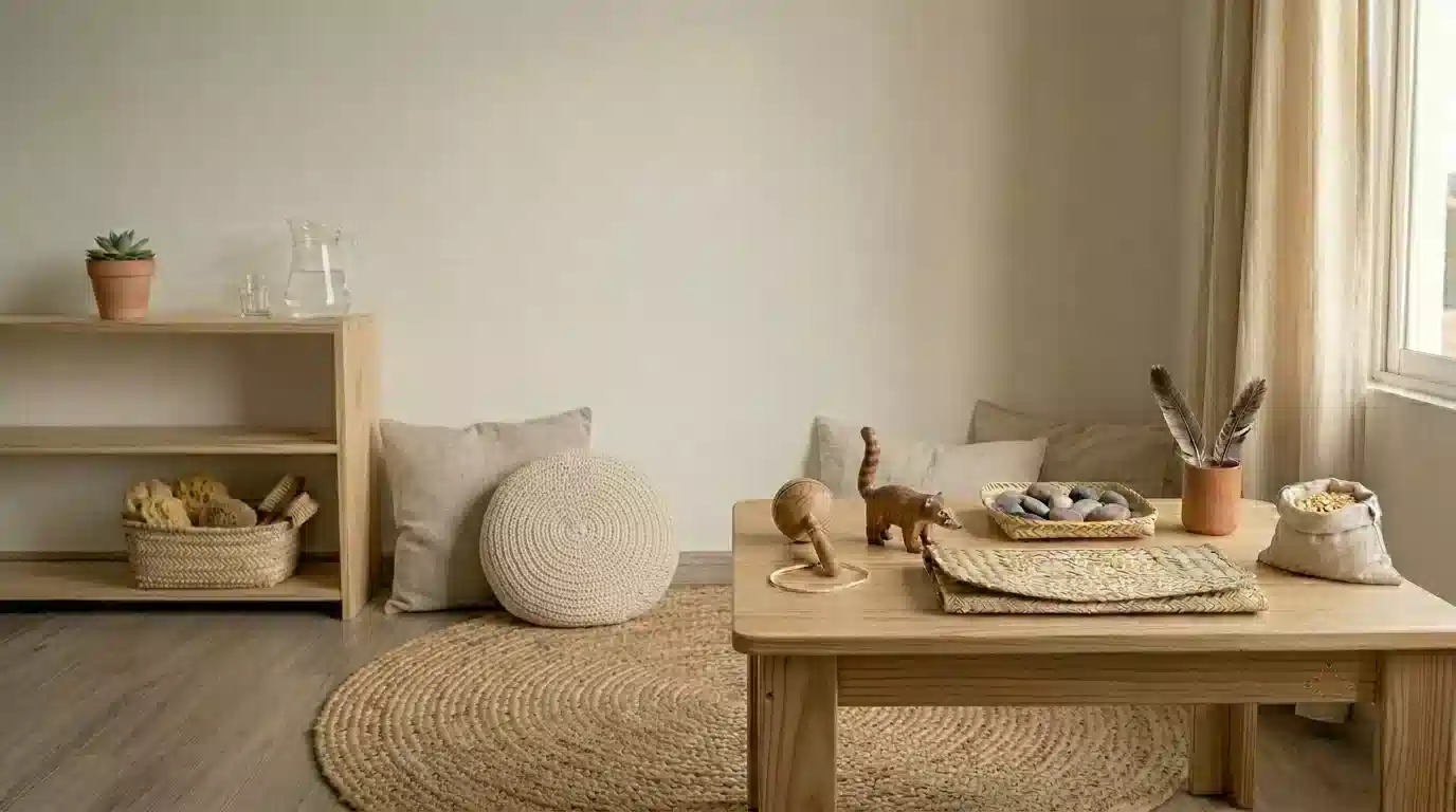 Ambiente Montessori en hogar